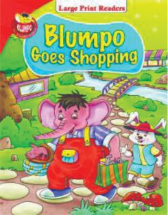 Blueberry Large Print Reader Blumpo English Blumpo Goes Shopping